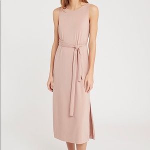 [Cuyana] Maxi Wrap Dress Quartz XS EUC